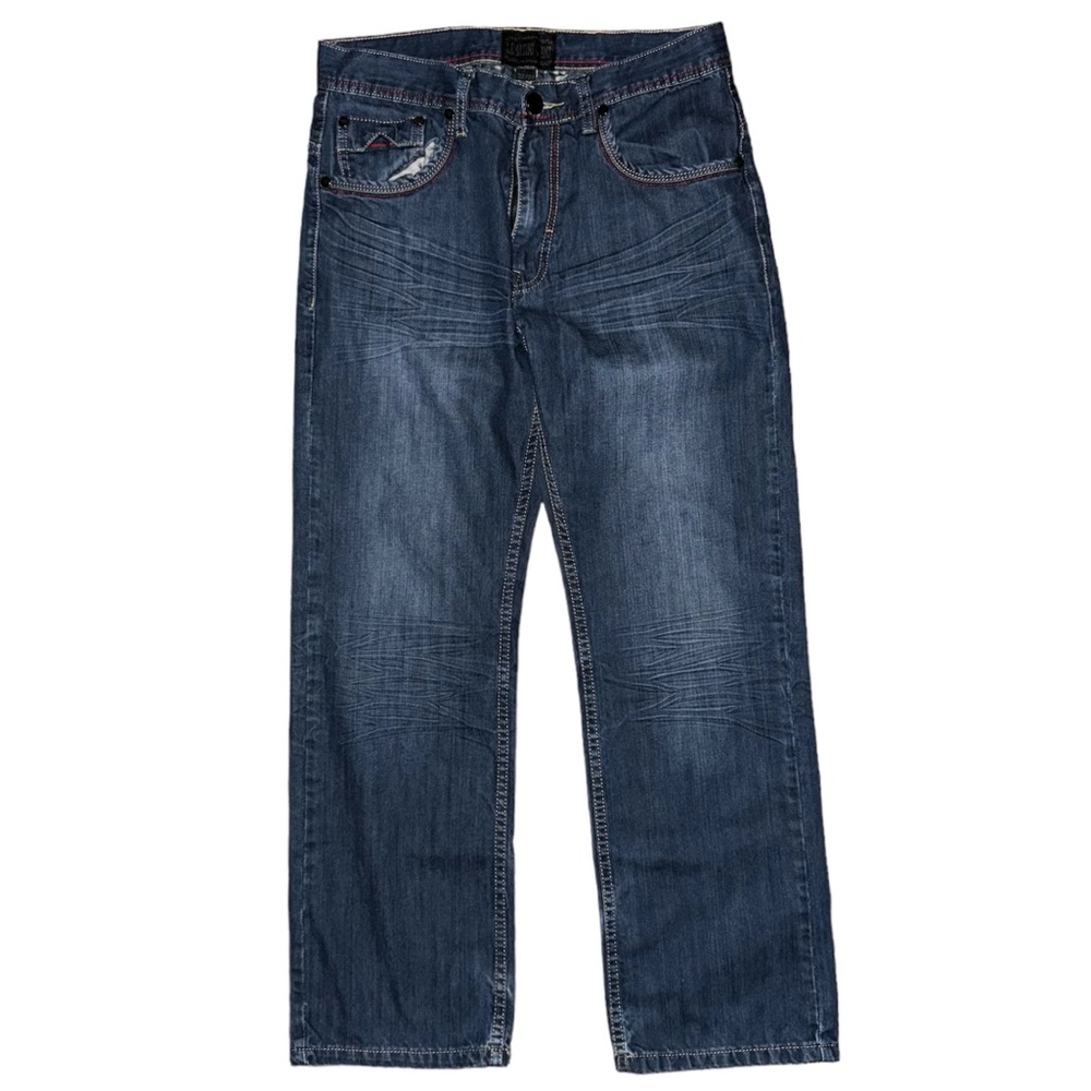 Lamasini Bootcut Jeans In Dark Blue // 32x30